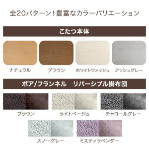 15日+5% こたつ 2点セット 120 こた...の詳細画像2