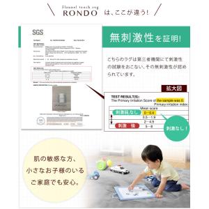 ラグ 4畳 カーペット ラグマット 洗える お...の詳細画像3