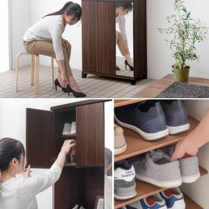 下駄箱 おしゃれ 玄関収納 北欧 収納 シュー...の詳細画像3