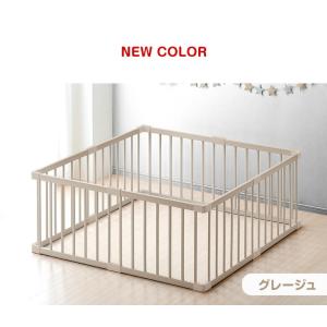 ベビーサークル 木製 136×136 ベビーフ...の詳細画像3