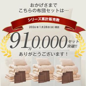 布団セット セミダブル 7点 洗える 布団 セ...の詳細画像1