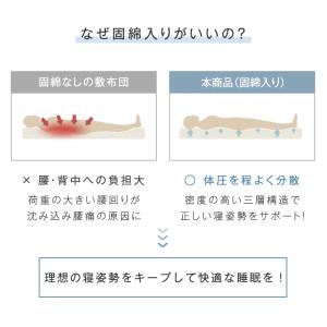 布団セット シングル 7点 敷布団 掛布団 枕...の詳細画像5