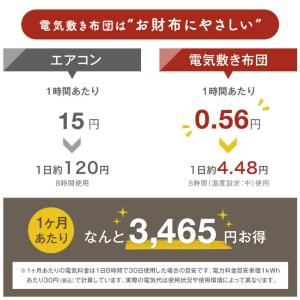 電気毛布 掛け敷き 敷き毛布 洗える 130 ...の詳細画像2