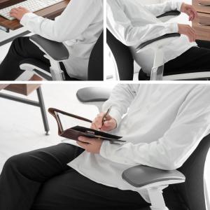 オフィスチェア メッシュ ヘッドレスト ハイバ...の詳細画像4