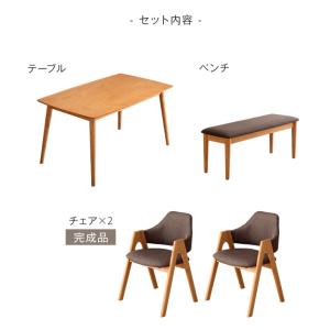 ダイニングテーブルセット 4人 おしゃれ 4点...の詳細画像1
