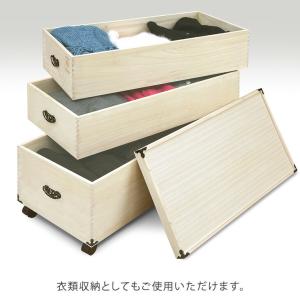 ひな人形収納 3段 収納ケース 単品 キャスタ...の詳細画像2