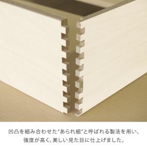 ひな人形収納 3段 収納ケース 単品 キャスタ...の詳細画像3