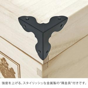 ひな人形収納 3段 収納ケース 単品 キャスタ...の詳細画像4