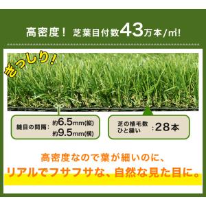 人工芝 ジョイント式 リアル人工芝 108枚 ...の詳細画像2