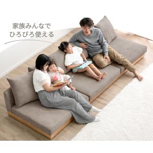 ソファー 4人掛け 北欧 ソファ おしゃれ ロ...の詳細画像5