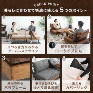 ソファ ソファー 1人掛け 北欧 おしゃれ 組...の詳細画像2