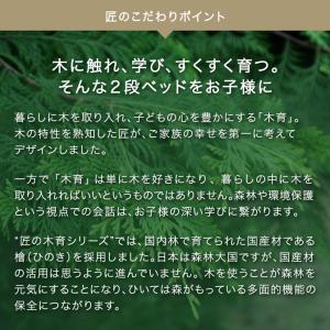 本日+5% 二段ベッド 子供 ロータイプ コン...の詳細画像3