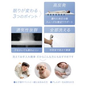 マットレストッパー 高反発 シングル 2cm ...の詳細画像2