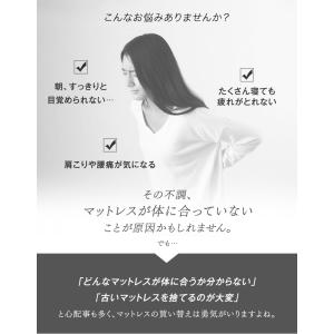 マットレストッパー 高反発 シングル 2cm ...の詳細画像3