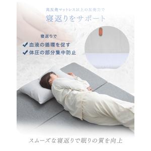 本日+4% マットレス セミダブル 三つ折り ...の詳細画像5