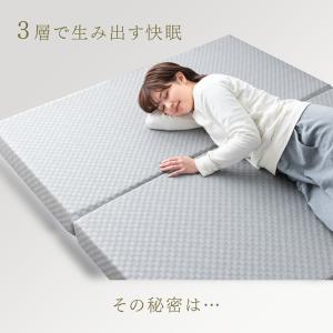 7日+5% マットレス クイーン 三つ折り 折...の詳細画像5