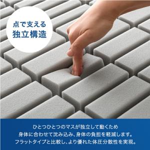 マットレス ダブル 高反発マットレス 超極厚2...の詳細画像5