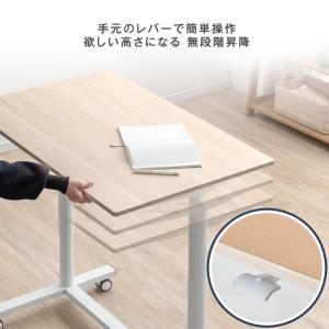 デスク おしゃれ 昇降式 オフィスデスク 幅9...の詳細画像3