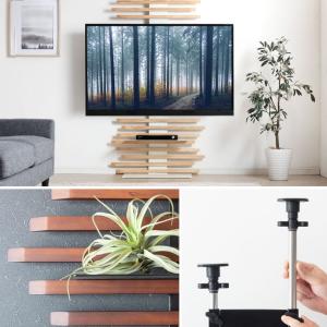 テレビ台 テレビスタンド 壁寄せ ハイタイプ ...の詳細画像5