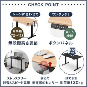本日+4% 昇降デスク 脚のみ 電動 スタンデ...の詳細画像2