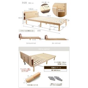 22日+5% ベッド セミダブル すのこベッド...の詳細画像1