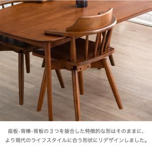 本日+5% ダイニングチェア 2脚 セット 回...の詳細画像3