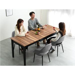 ダイニングテーブル 単品 伸長式 伸縮 伸長 ...の詳細画像5