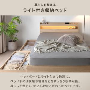 本日+5% ベッド シングル 収納 ベッドフレ...の詳細画像2