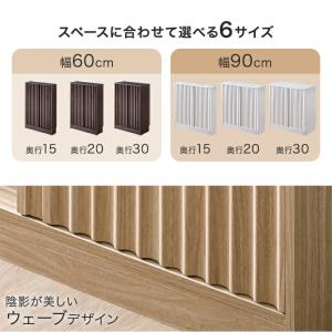 カウンター下収納 幅60cm 奥行15cm 収...の詳細画像2
