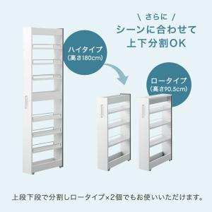 隙間収納 キッチン スリム ハイタイプ リバー...の詳細画像3