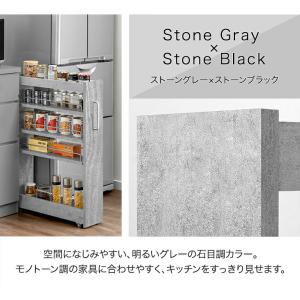 隙間収納 キッチン スリム ロータイプ リバー...の詳細画像5