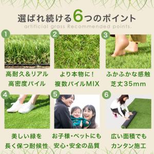 人工芝 ロール 1m × 10m diy 2個...の詳細画像4