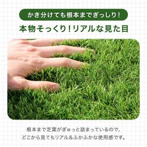 人工芝 1m×10m ロール 人工芝マット 防...の詳細画像3