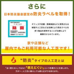 本日+4% 人工芝 1m×10m ロール 防炎...の詳細画像5