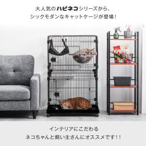 猫ケージ 2段 スリム 猫ゲージ キャットケー...の詳細画像3