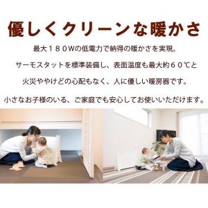 本日+5% パネルヒーター 足元 日本製 デス...の詳細画像3