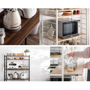 レンジ台 幅83 おしゃれ カップボード 収納...の詳細画像2