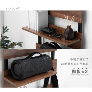ウォールラック つっぱり 幅80 壁面収納 突...の詳細画像5