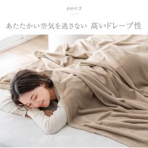 毛布 ブランケット セミダブル 吸湿 冬用 発...の詳細画像5