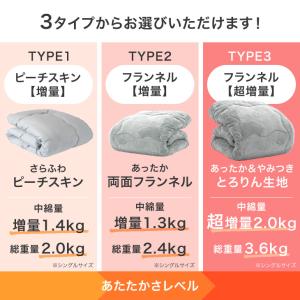 本日+4% 掛け布団 ダブル シンサレート 両...の詳細画像1