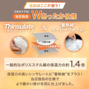 本日+4% 掛け布団 ダブル シンサレート 両...の詳細画像2