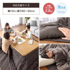 こたつ布団 2点セット 長方形 おしゃれ こた...の詳細画像1