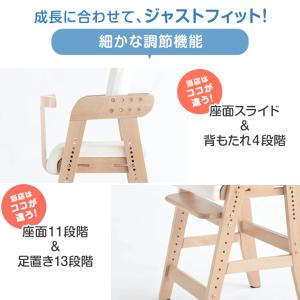 ベビーチェア ハイチェア 木製 ベルト キッズ...の詳細画像3