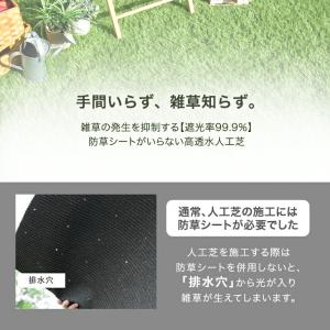 人工芝 ロール ピン 1m×10m 高密度 屋...の詳細画像5