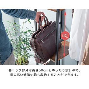 本日+4% ハンガーラック おしゃれ 頑丈 ス...の詳細画像5