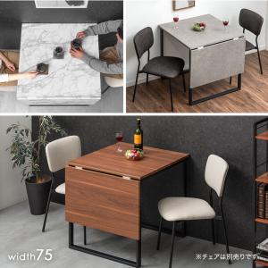 20日+5% ダイニングテーブル 2人 伸長 ...の詳細画像5