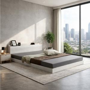 ローベッド クイーン ベッドフレーム ベッド ...の詳細画像4