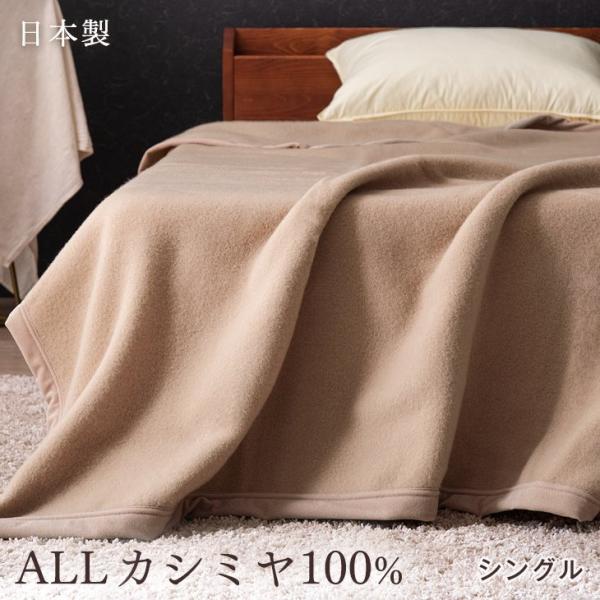 毛布 カシミヤ シングル 日本製 暖かい 軽量 掛け毛布