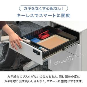 8日+5% デスクワゴン 3段 キャスター付き...の詳細画像3