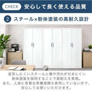 オフィス収納 鍵付き 収納 法人 業務用 スチ...の詳細画像4